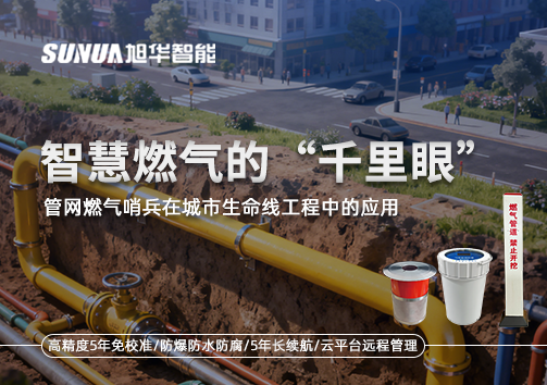 智慧燃气的“千里眼”：管网燃气哨兵在城市生命线工程中的应用